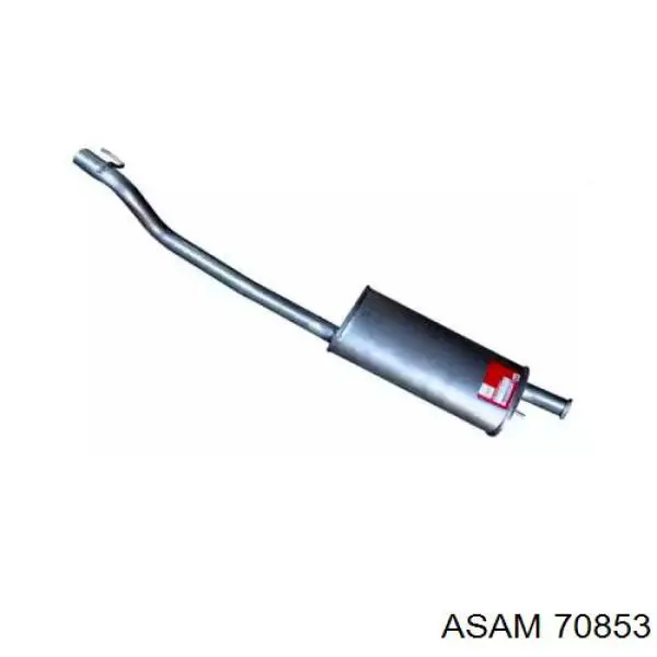 70853 Asam Tłumik, tylna część
