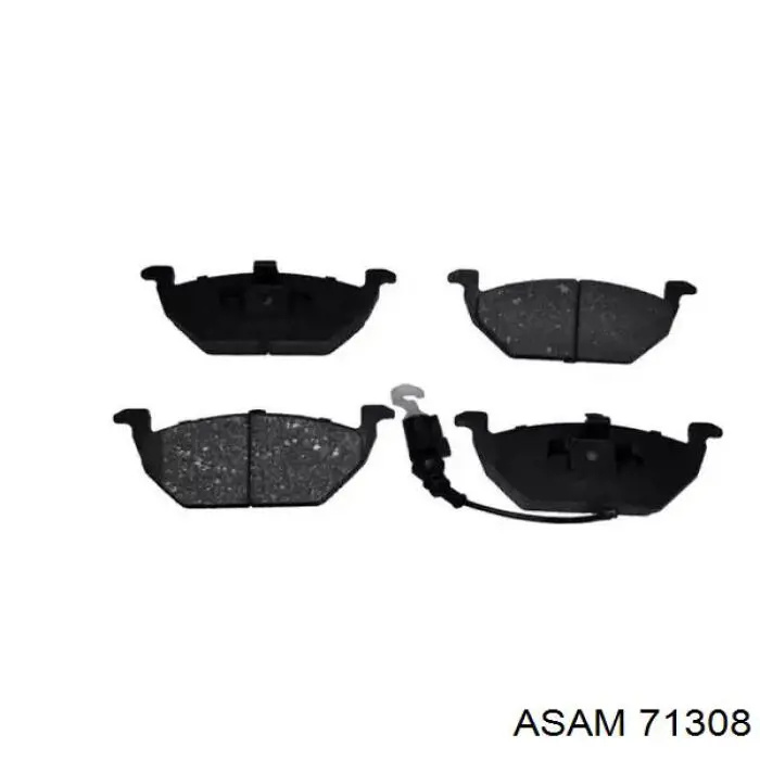 Klocki hamulcowe przednie tarczowe Asam 71308 cena, od 35,34 USD