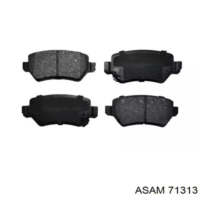 Okładziny (klocki) do hamulców tarczowych tylne Asam 71313 cena, od 18,92 USD