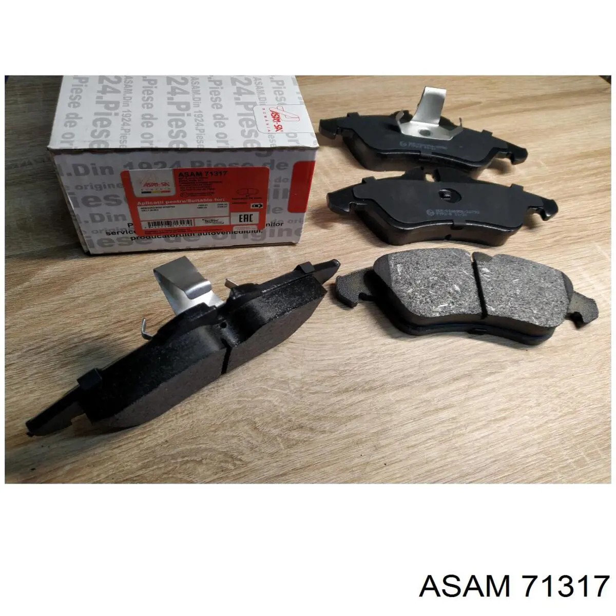 Klocki hamulcowe przednie tarczowe Asam 71317 cena, od 25,53 USD
