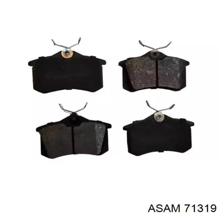 Okładziny (klocki) do hamulców tarczowych tylne Asam 71319 cena, od 18,70 USD