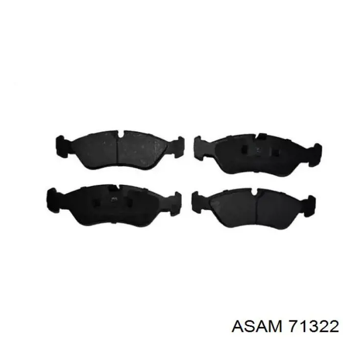 71322 Asam Klocki hamulcowe przednie tarczowe