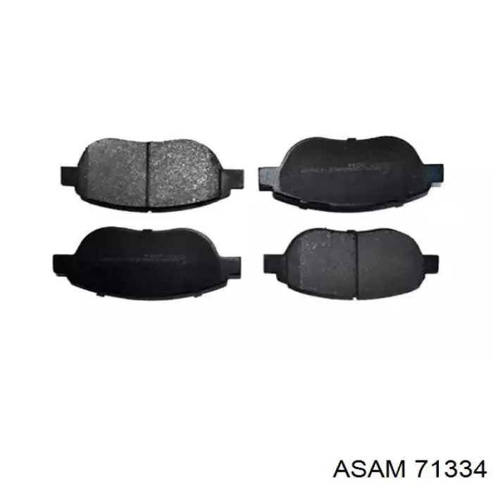 Klocki hamulcowe przednie tarczowe Asam 71334 cena, od 23,81 USD