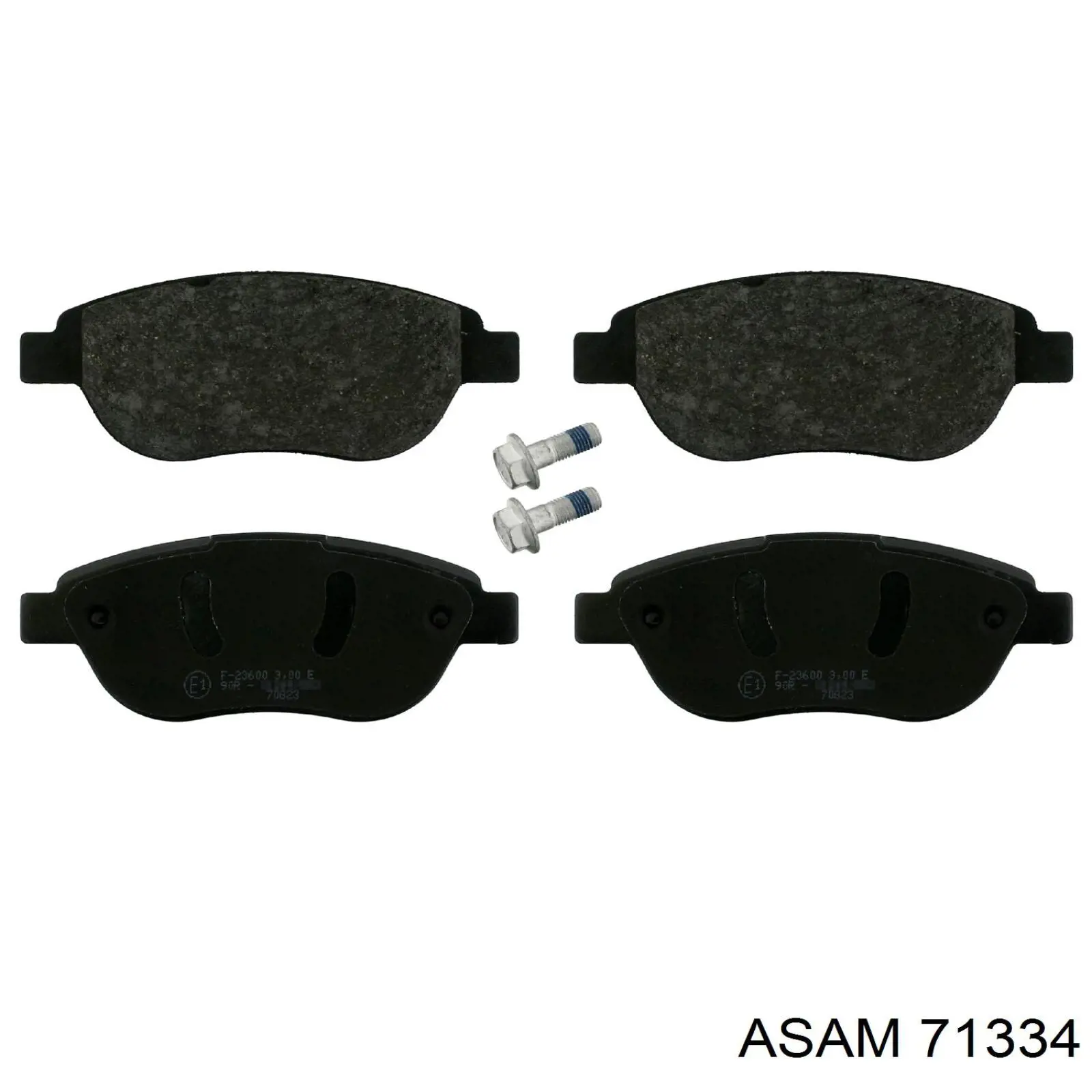 Do koszyka 71334 Asam Klocki hamulcowe przednie tarczowe