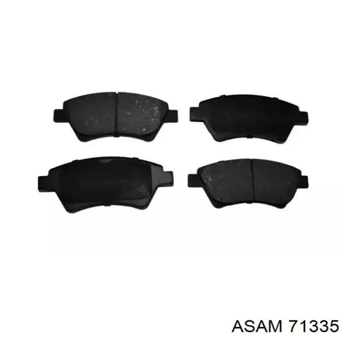 Klocki hamulcowe przednie tarczowe Asam 71335 cena, od 24,13 USD