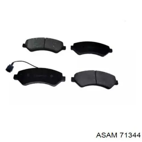 71344 Asam Klocki hamulcowe przednie tarczowe