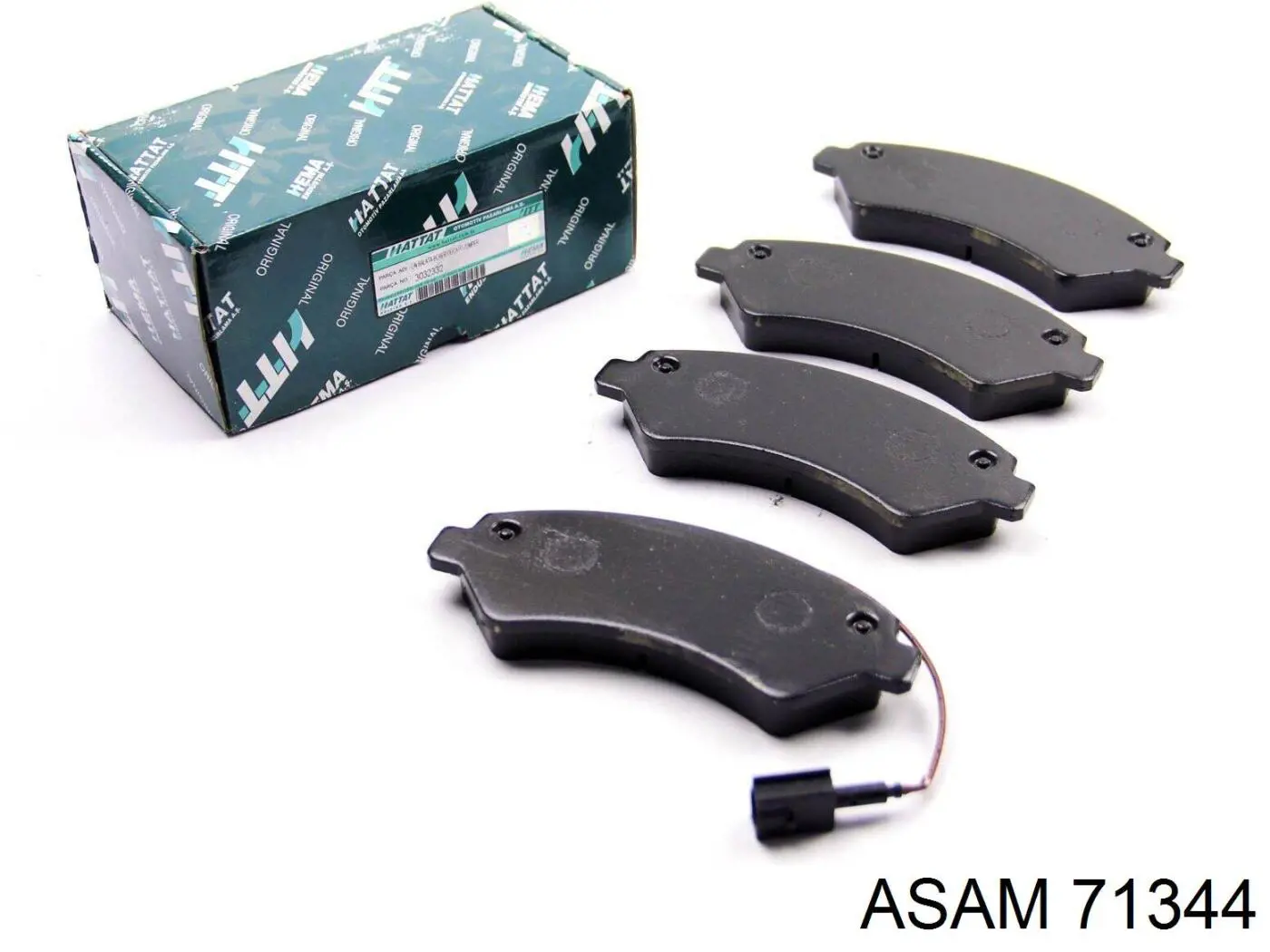 Klocki hamulcowe przednie tarczowe Asam 71344 cena, od 54,95 USD