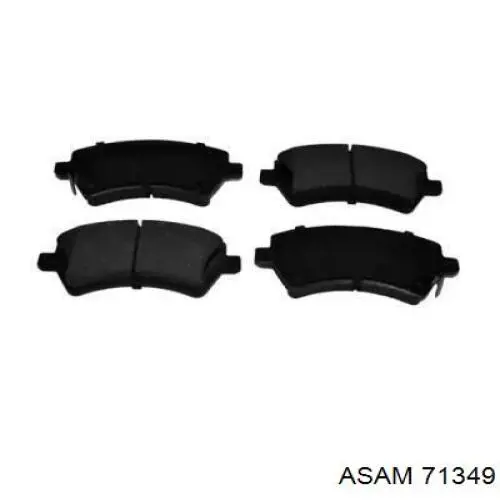 Klocki hamulcowe przednie tarczowe Asam 71349 cena, od 18,42 USD