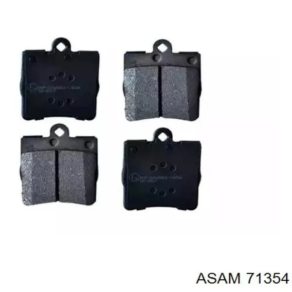 71354 Asam Okładziny (klocki) do hamulców tarczowych tylne