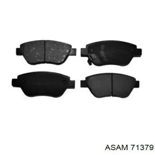 71379 Asam Klocki hamulcowe przednie tarczowe