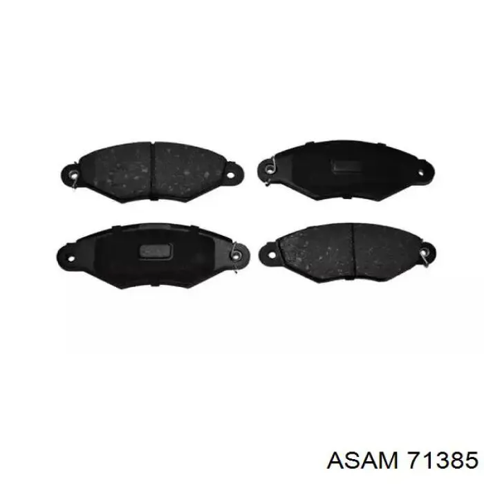 71385 Asam Klocki hamulcowe przednie tarczowe