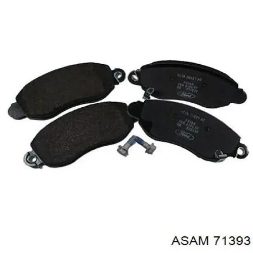Klocki hamulcowe przednie tarczowe Asam 71393 cena, od 25,46 USD