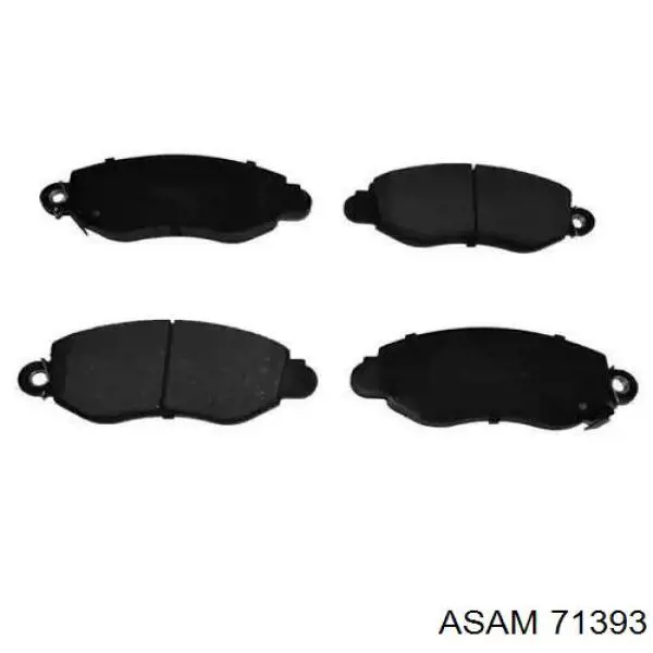 71393 Asam Klocki hamulcowe przednie tarczowe