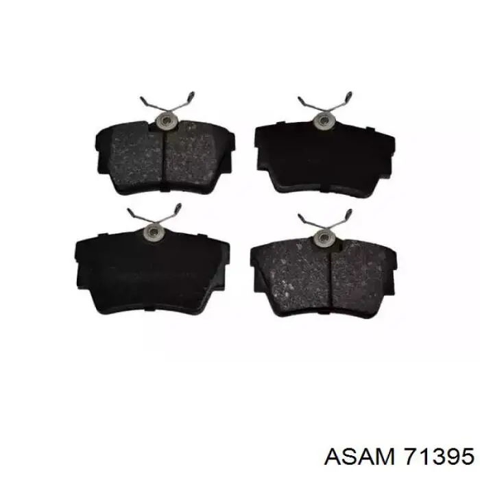 Okładziny (klocki) do hamulców tarczowych tylne Asam 71395 cena, od 22,60 USD