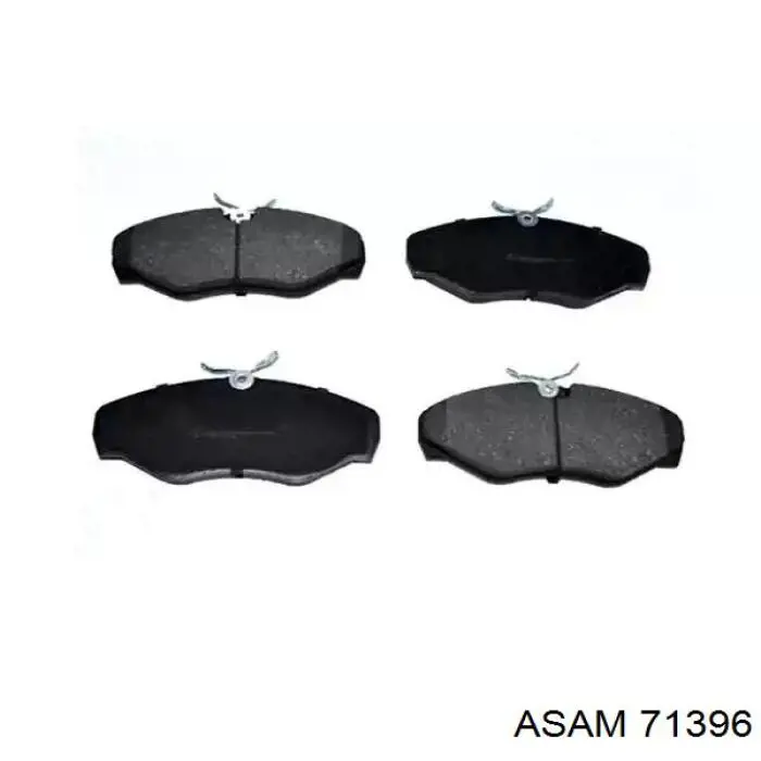 71396 Asam Klocki hamulcowe przednie tarczowe