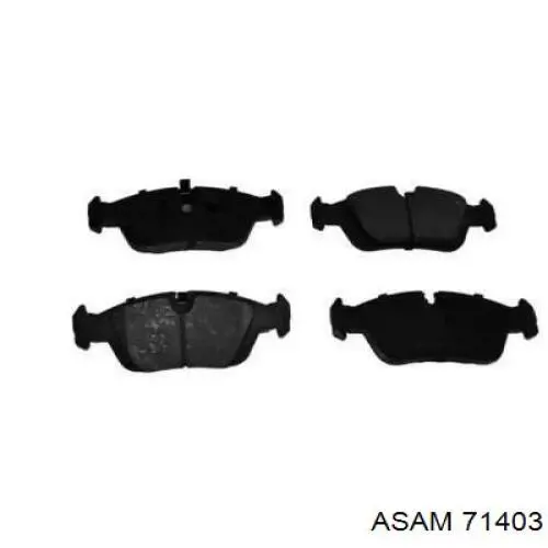 Klocki hamulcowe przednie tarczowe Asam 71403 cena, od 26,21 USD