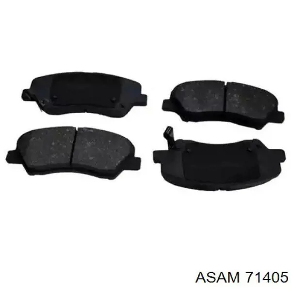 Klocki hamulcowe przednie tarczowe Asam 71405 cena, od 15,01 USD