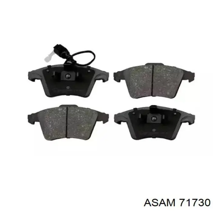 71730 Asam Klocki hamulcowe przednie tarczowe