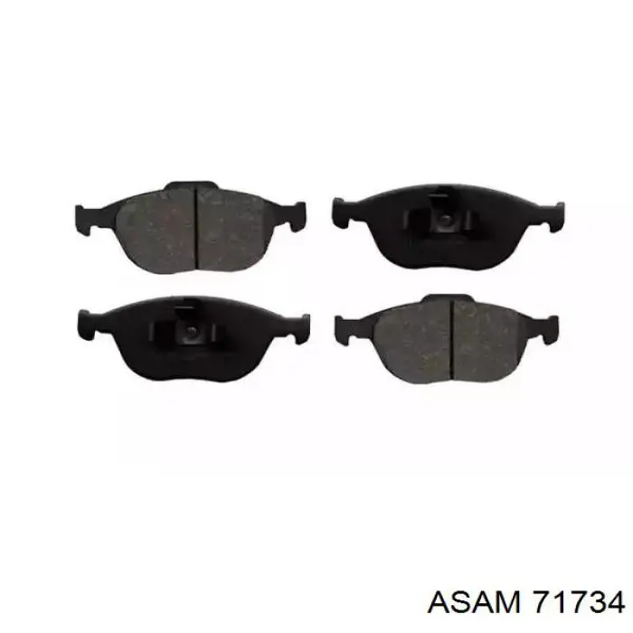 71734 Asam Klocki hamulcowe przednie tarczowe