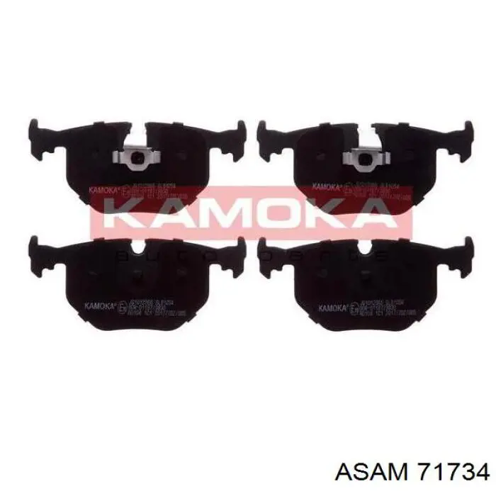 Klocki hamulcowe przednie tarczowe Asam 71734 cena, od 26,59 USD