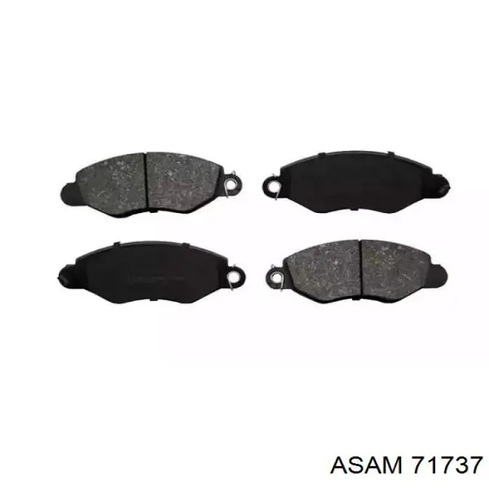 71737 Asam Klocki hamulcowe przednie tarczowe