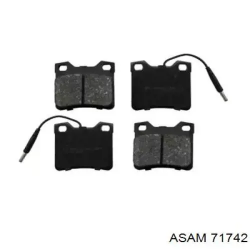 Okładziny (klocki) do hamulców tarczowych tylne Asam 71742 cena, od 17,53 USD