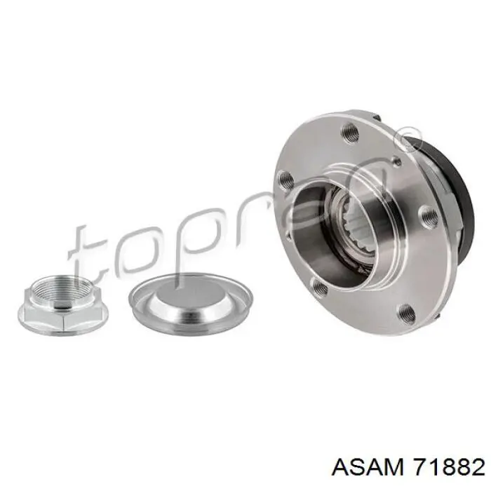 Piasta tylna Asam 71882 cena, od 72,43 USD