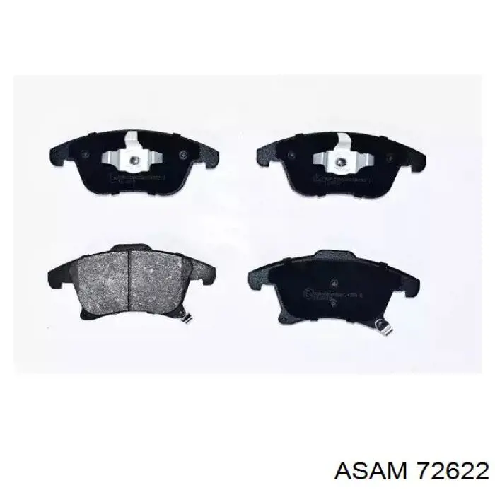 72622 Asam Klocki hamulcowe przednie tarczowe
