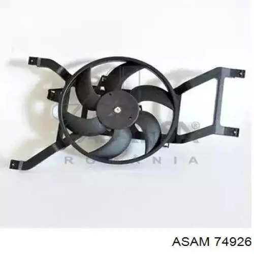 Do koszyka 74926 Asam Wentylator elektryczny układu chłodzenia kompletny (silnik+wirnik)