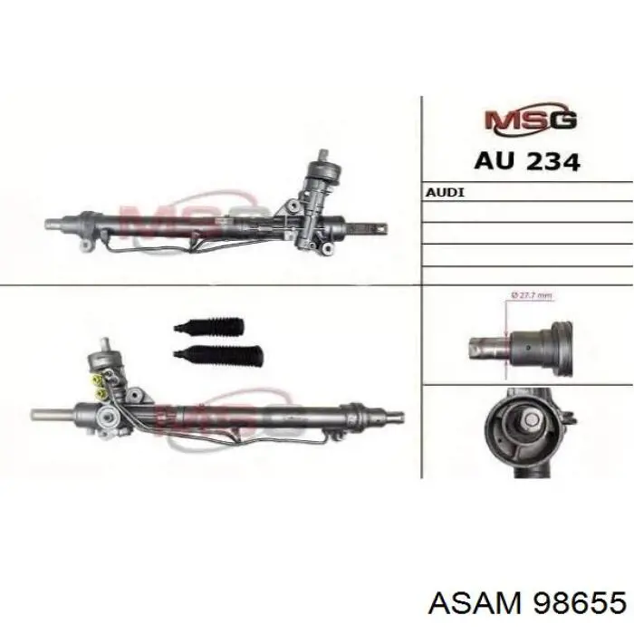 AU258R MSG Rebuilding Listwa kierownicza (maglownica)
