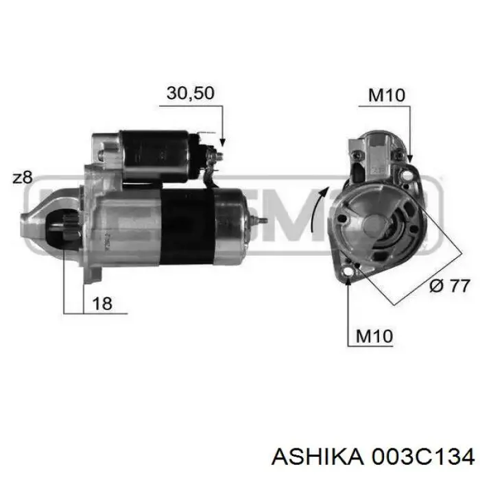 Do koszyka MD192228 Mitsubishi Rozrusznik