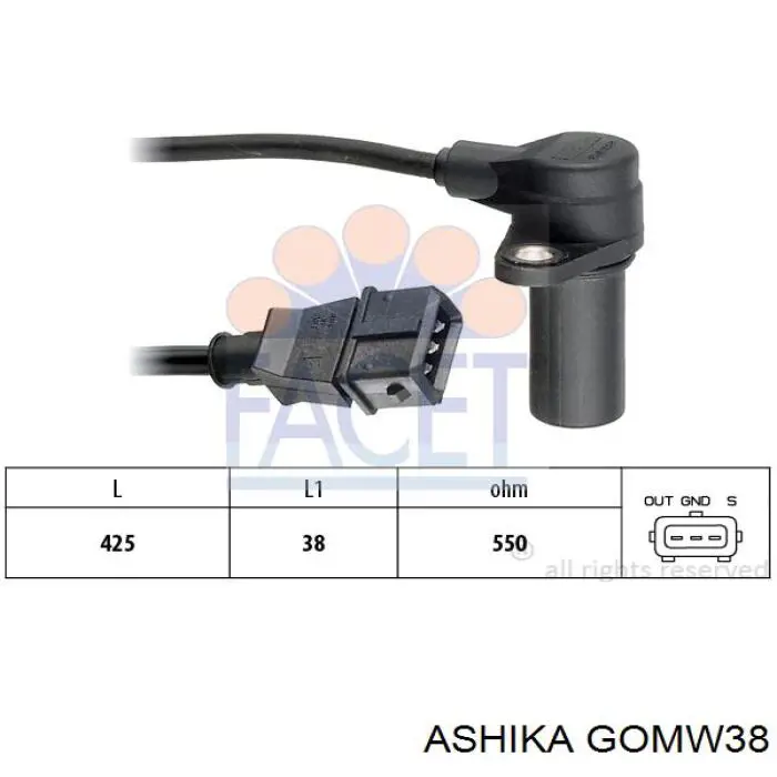 Do koszyka P96535402 General Motors Poduszka (podpora) silnika tylna