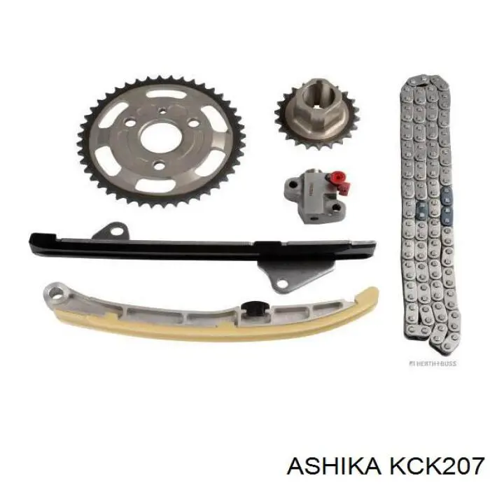 Łańcuch rozrządu, zestaw Ashika KCK207 cena, od 122,34 USD