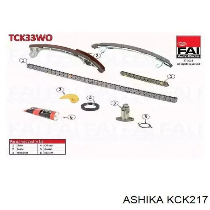 KA31 Zuiko Łańcuch rozrządu, zestaw