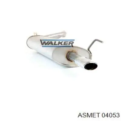 Do koszyka Tłumik, tylna część Audi 80 B4 8C2