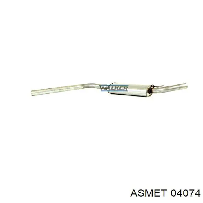 Do koszyka 04074 Asmet Tłumik, środkowa część