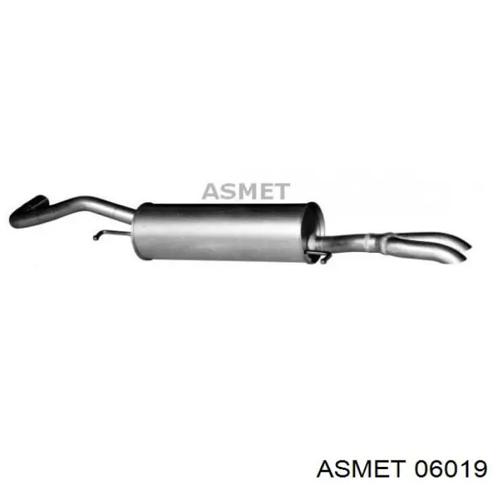 Tłumik, tylna część Audi A4 B5 sedana (8D2) (1994 - 2001) cena, od 71,04 USD