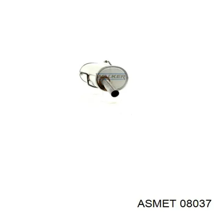 Do koszyka 3417400 Starline Tłumik, tylna część