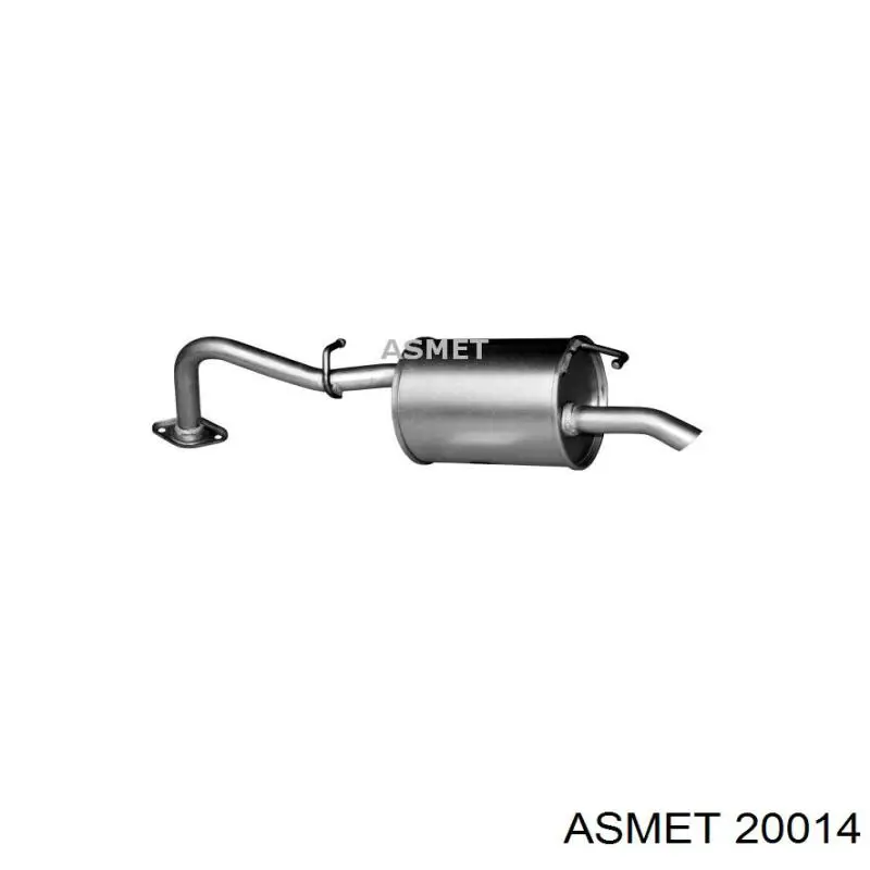 Tłumik, tylna część Asmet 20014 cena, od 57,88 USD
