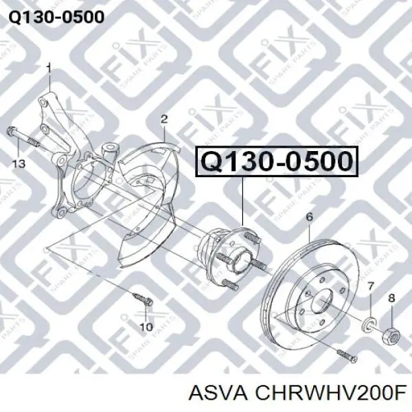 Piasta przednia WB24172 Sato Tech