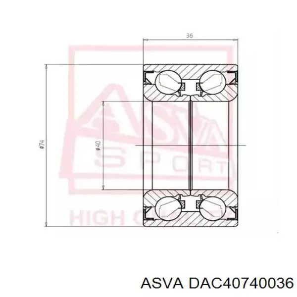 Łożysko piasty przedniej Sato Tech WB90209 cena, od 19,99 USD