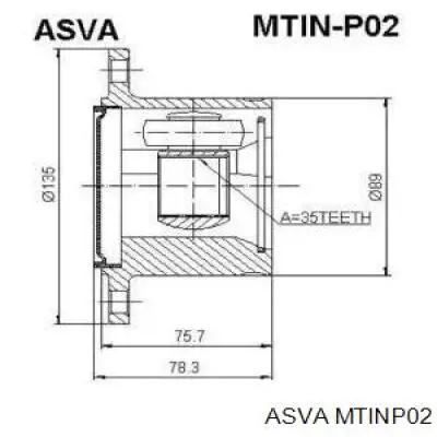 Przegub homokinetyczny wewnętrzny przedni prawy Mitsubishi MR528714 cena, od 193,29 USD