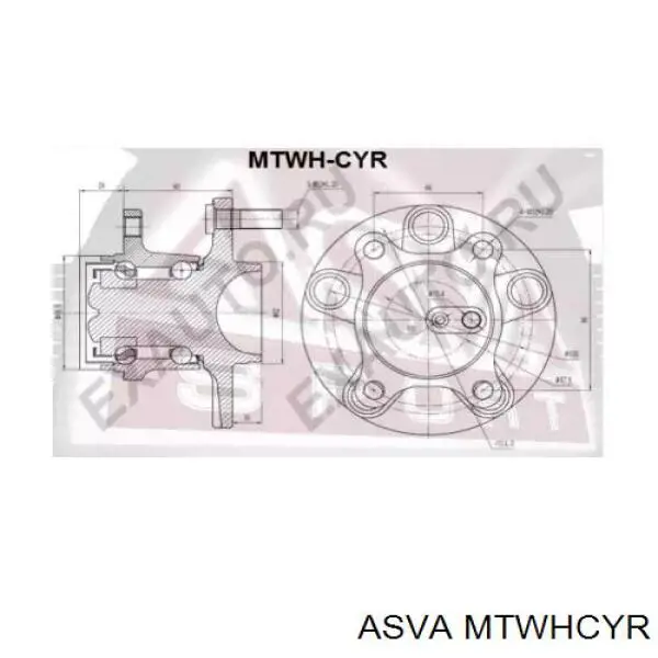 Piasta tylna WB90480 Sato Tech