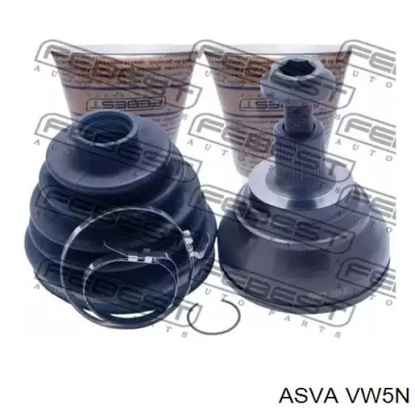 Do koszyka VW5N Asva Przegub homokinetyczny przedni zewnętrzny