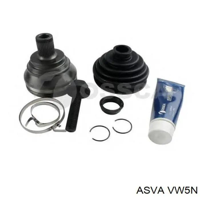 Przegub homokinetyczny przedni zewnętrzny VW5N Asva