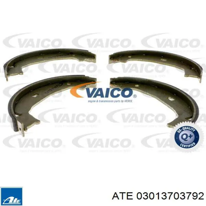 Do koszyka 03013703792 ATE Klocki hamulca ręcznego