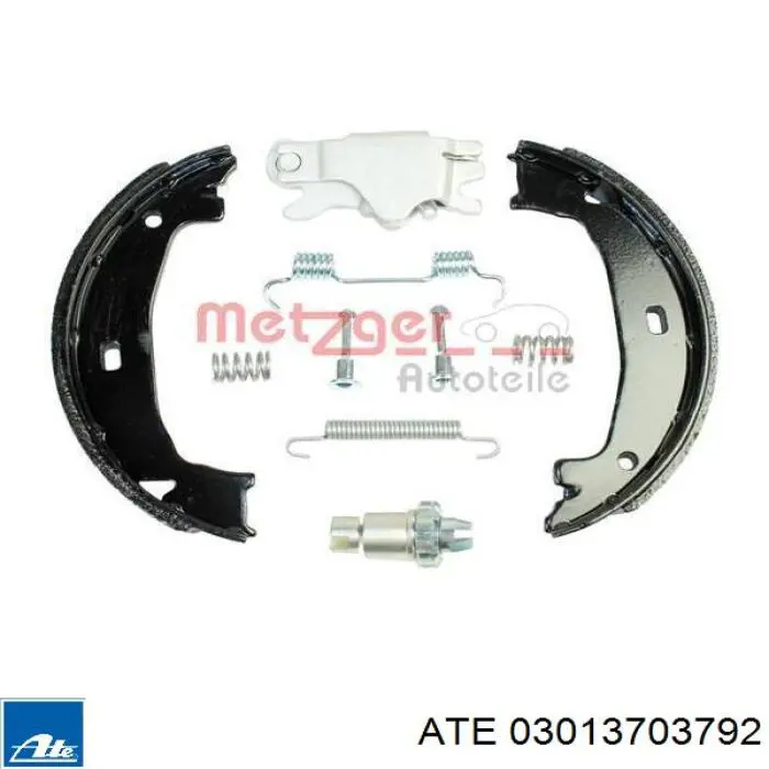 Klocki hamulca ręcznego ATE 03013703792 cena, od 25,08 USD