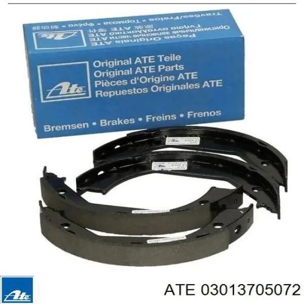 Klocki hamulcowe tylne bębnowe ATE 03013705072 cena, od 39,97 USD