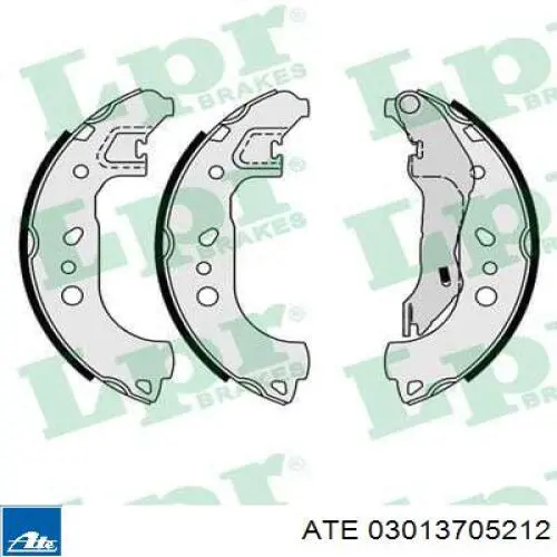Klocki hamulcowe tylne bębnowe ATE 03013705212 cena, od 26,44 USD