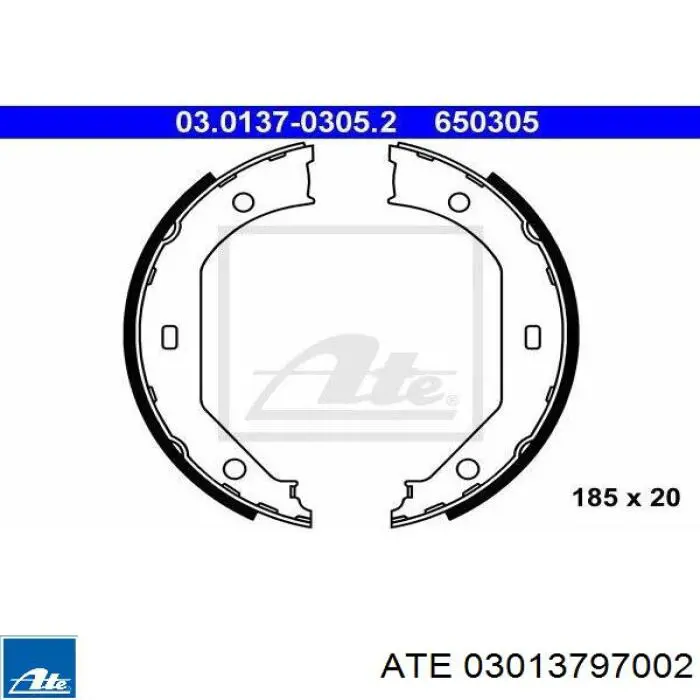 Samoregulator szczęk hamulcowych (zestaw naprawczy) ATE 03013797002 cena, od 20,92 USD